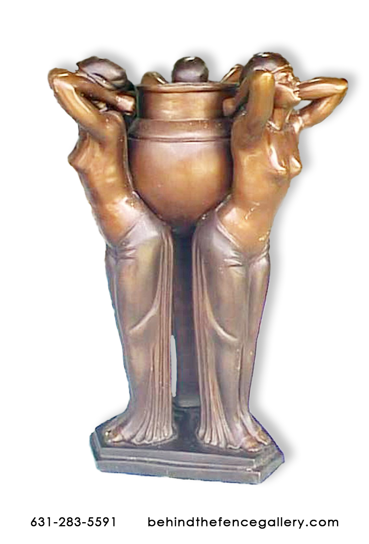 Three Women Holding Vase  Three Women Holding Vase