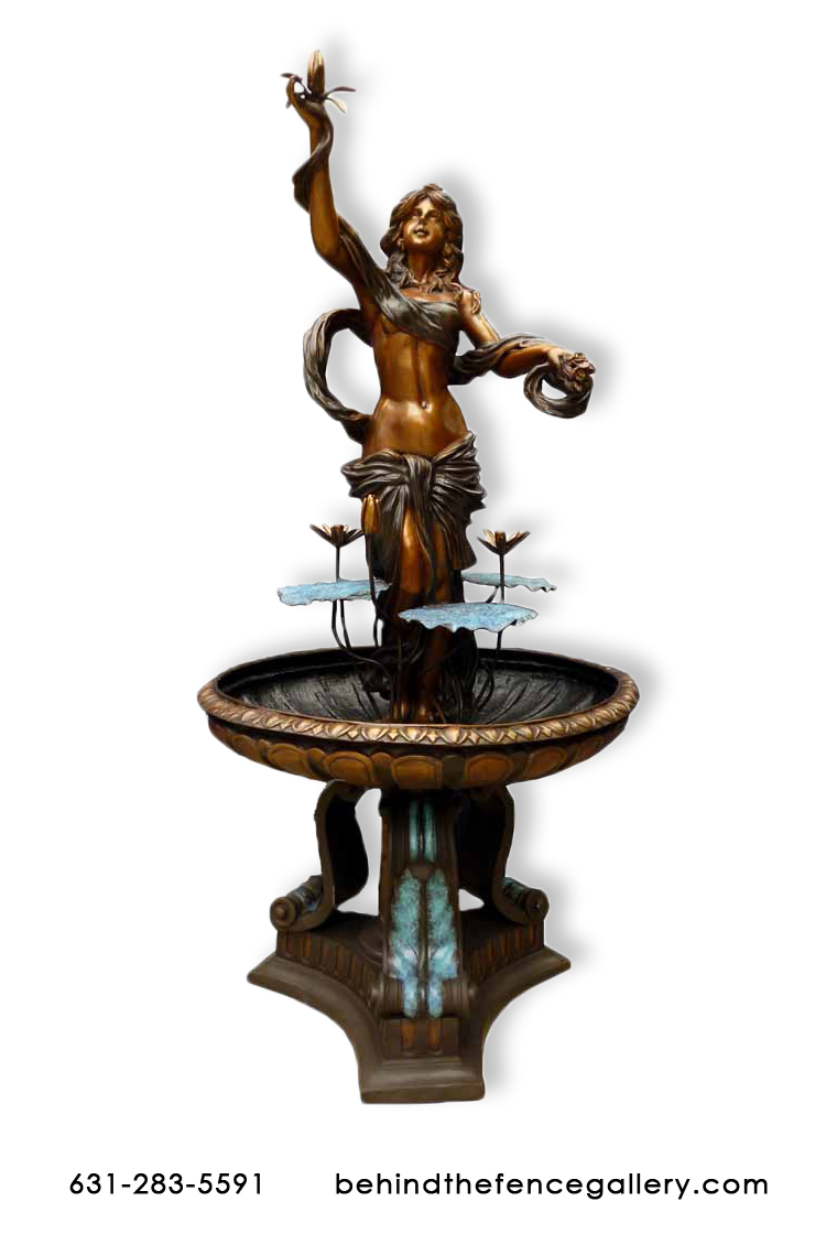 Lady with Lotus Fountain Lady with Lotus Fountain