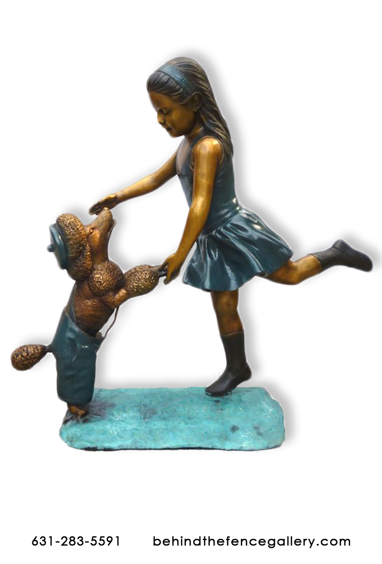 Dancing Girl with Dog Dancing Girl with Dog