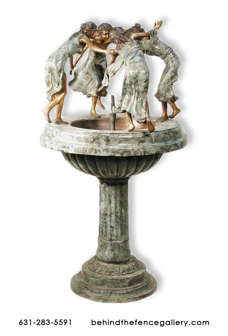 Bronze Four Ladys Fountain Bronze Four Ladys Fountain