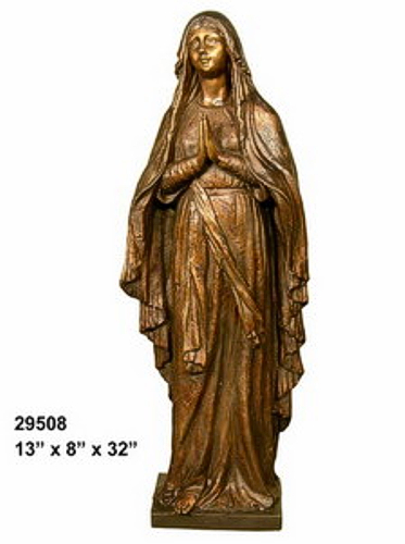 Bronze Virgin Mary Blessed Mother Statues Bronze Virgin Mary Blessed Mother Statues
