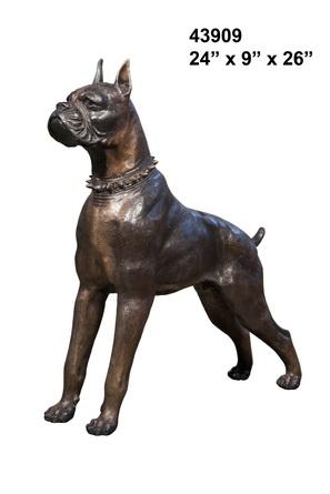 Bronze Boxer Standing 26" Bronze Boxer Standing 26"