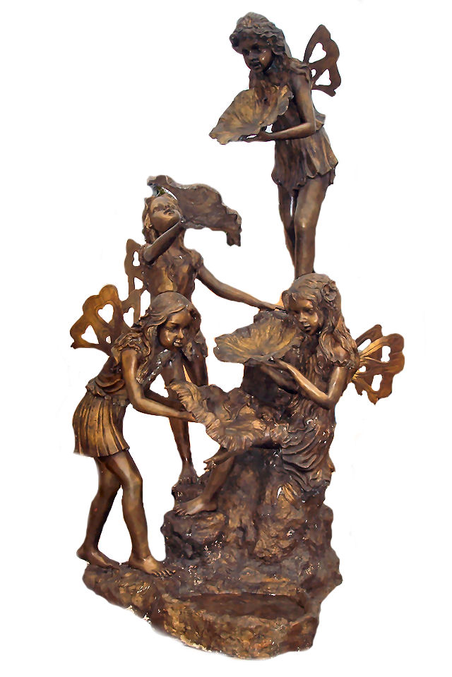 Bronze Fairy Fountain