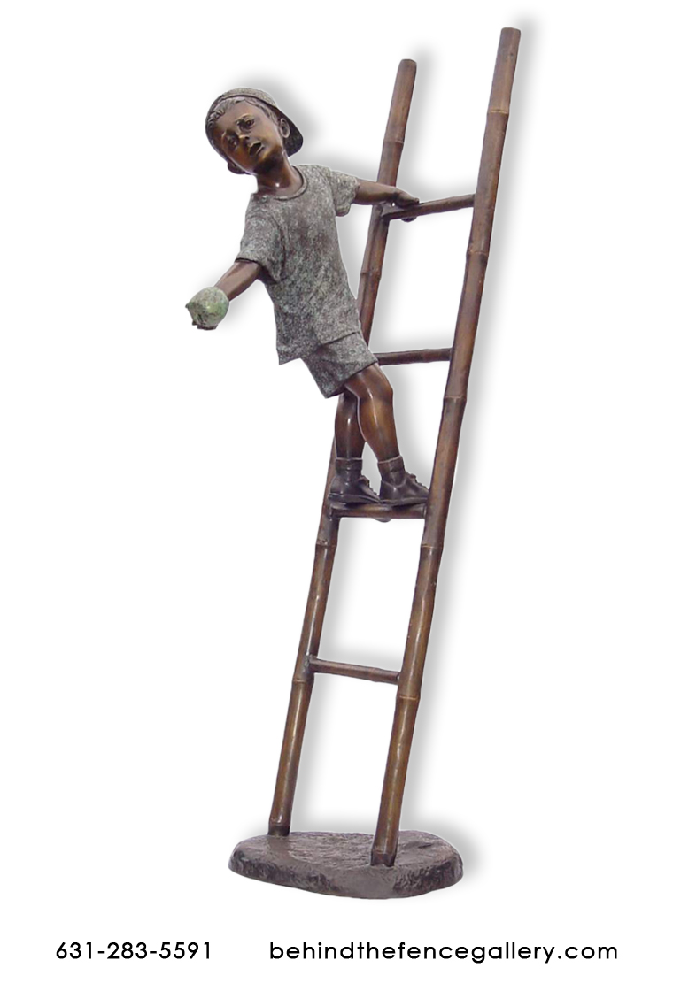 Boy on Ladder Boy on Ladder