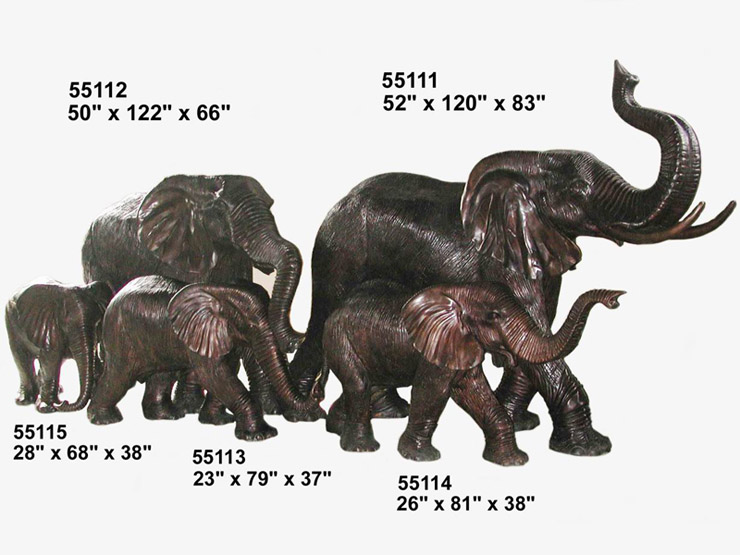 Bronze Elephants