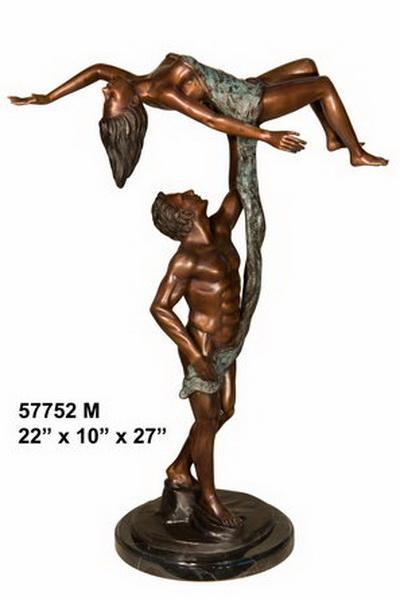 Bronze Man and Woman Dancing Bronze Man and Woman Dancing