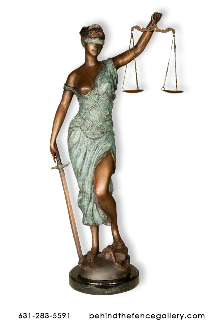 Bronze Scales of Justice