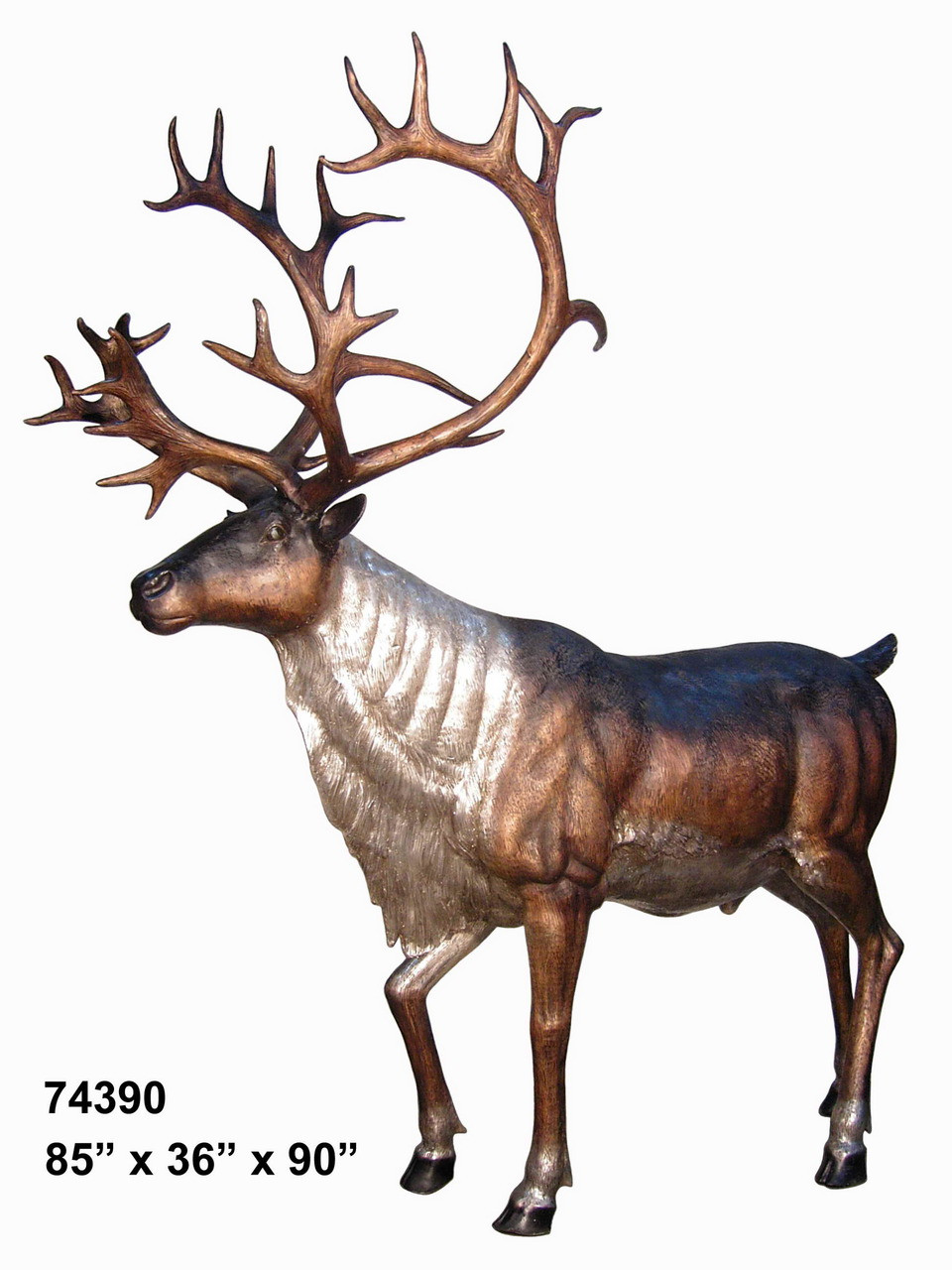 Bronze Caribou Statue Bronze Caribou Statue