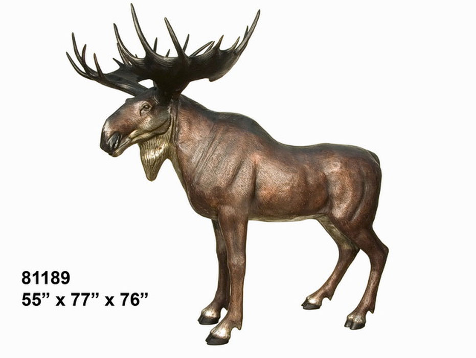 Bronze Moose Statue Bronze Moose Statue