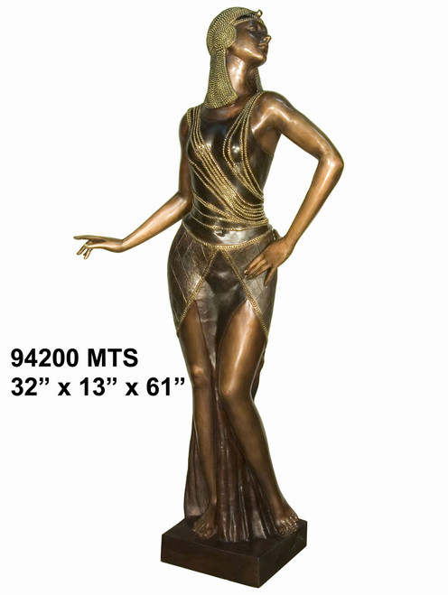 Bronze Costumed Dancer Bronze Costumed Dancer