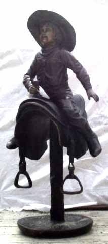 Bronze Cowboy on the Saddle Bronze Cowboy on the Saddle