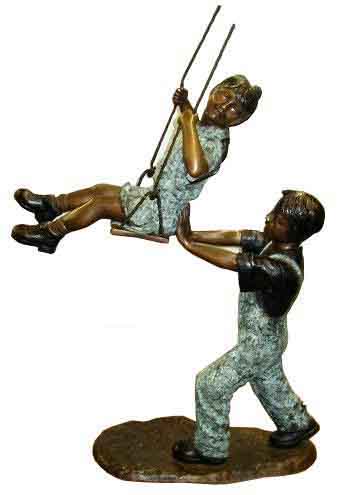 Bronze Children on the Swing Bronze Children on the Swing
