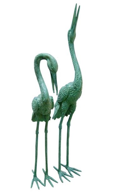 Cranes Head Up and Down Cranes Head Up and Down