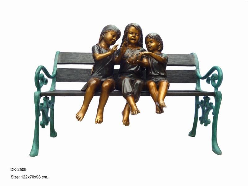 Three Kids on Bench