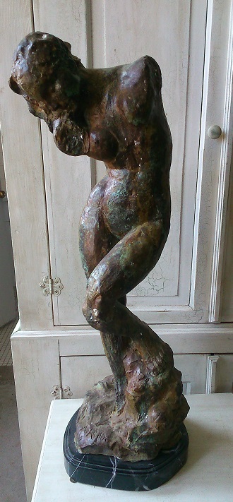Bronze Sculpture \"Inner Voice\"(A.Rodin)