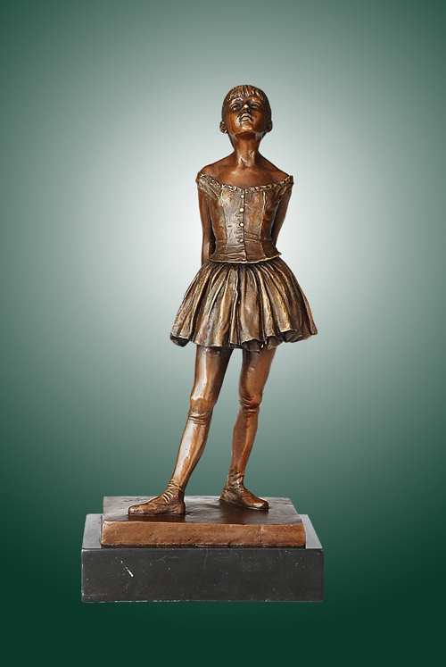 bronze ballerina