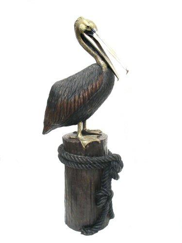 Bronze Standing Pelican Statue (Large)