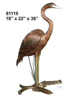 Bronze Crane Bronze Crane