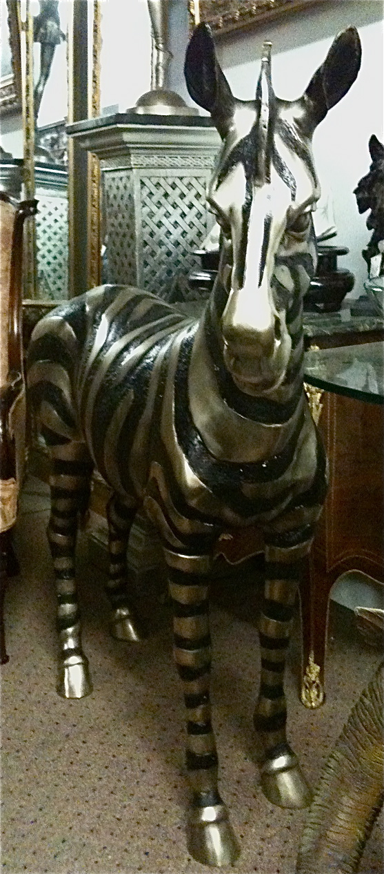 Bronze Zebra Statue  Bronze Zebra Statue