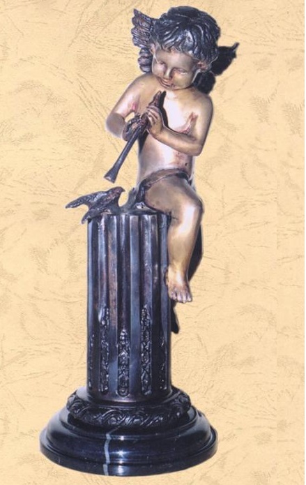 Sitting Angel Playing Music Sitting Angel Playing Music