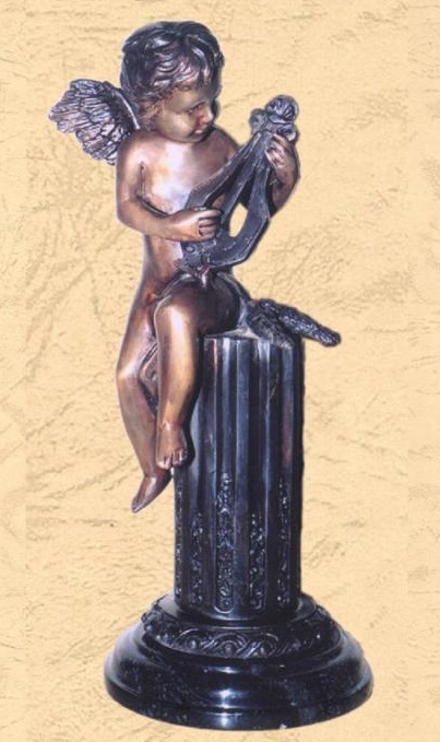 Sitting Angel Playing Harp Sitting Angel Playing Harp