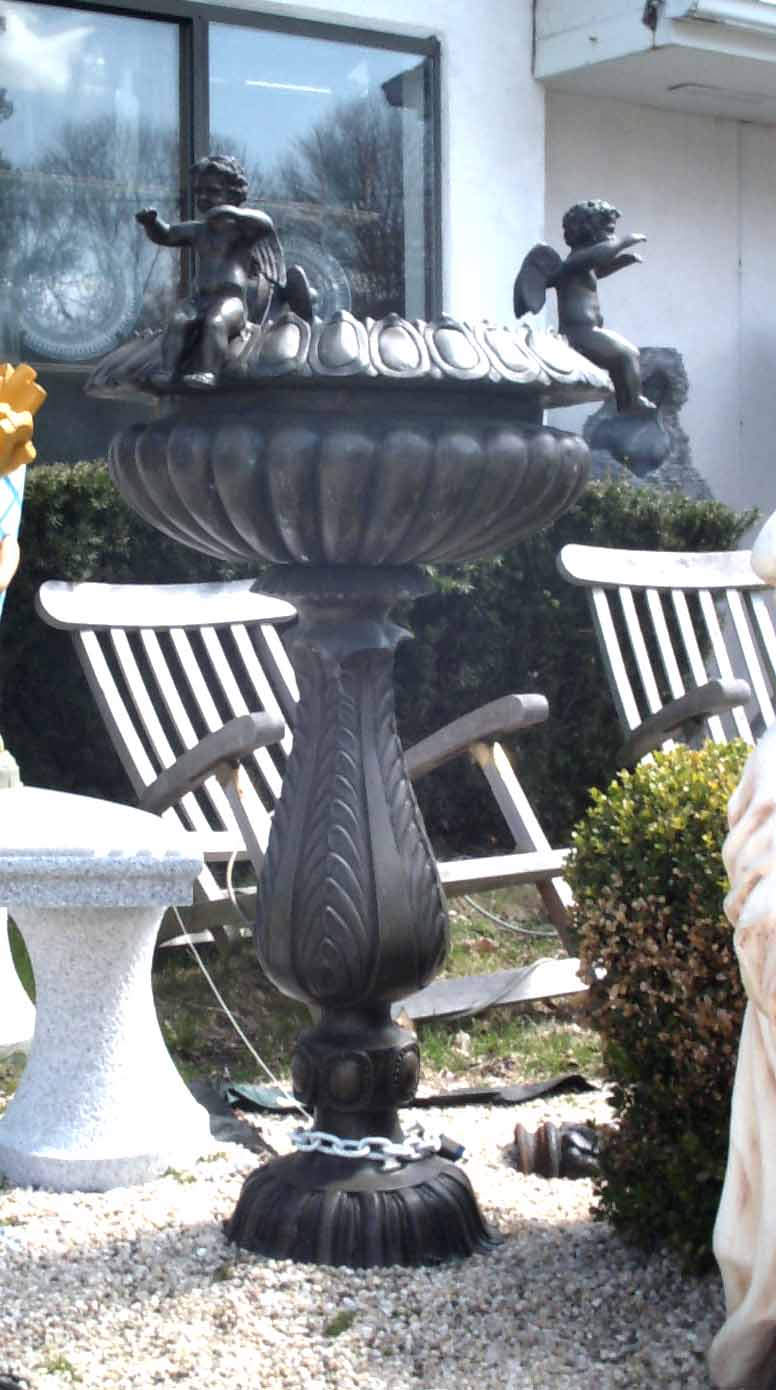 Bronze Fountain with Angels