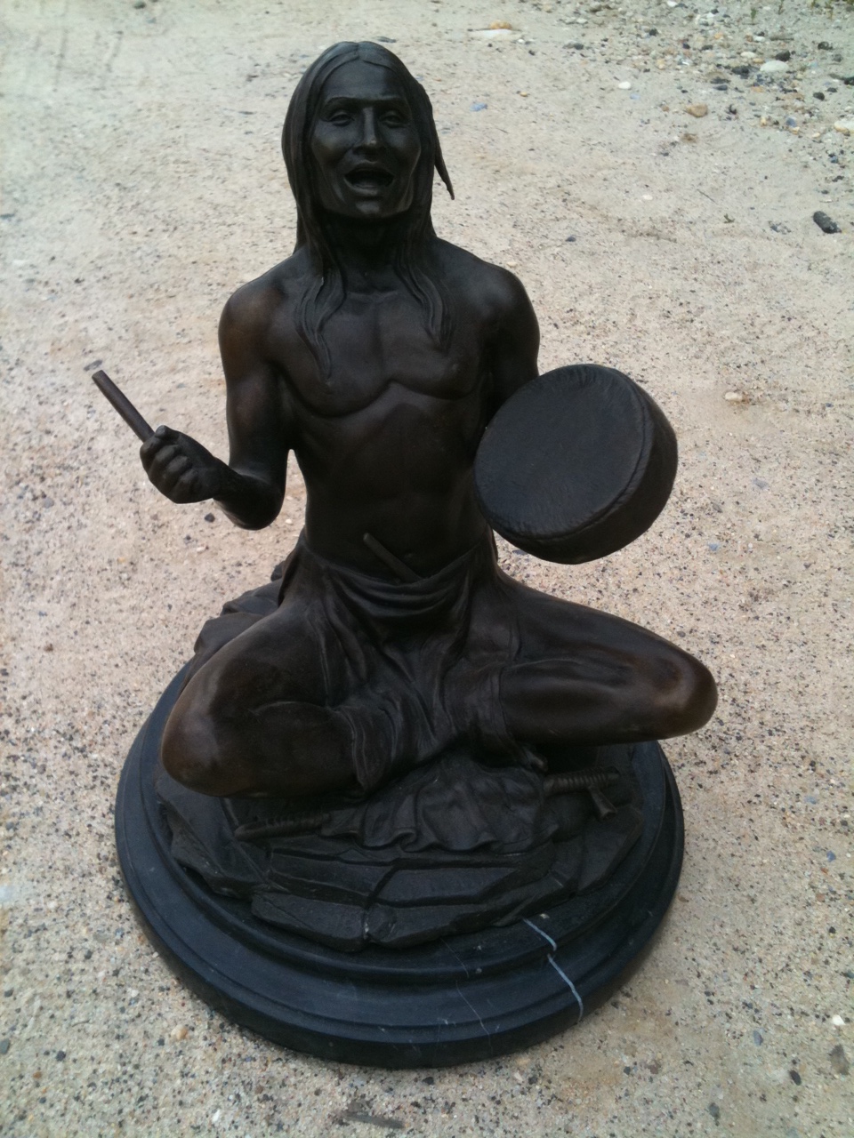Bronze Indian Hand Drummer  Bronze Indian Hand Drummer