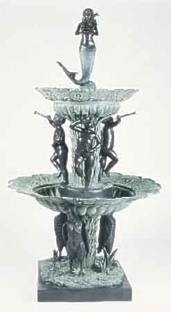 Classic Fountain with Mermaid on a Top