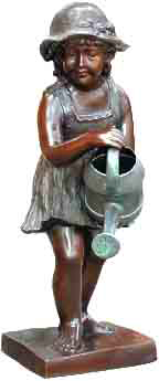 Bronze Girl with Water Can