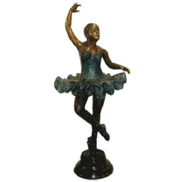 bronze ballerina