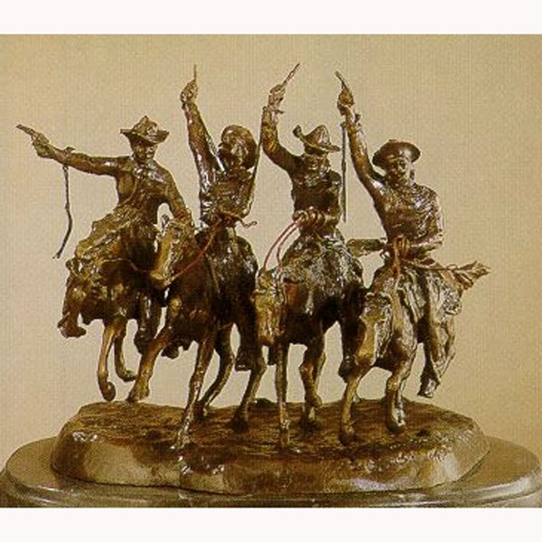 Bronze Coming Thru the Rye (original size by Fredric Remington) Bronze Coming Thru the Rye (original size by Fredric Remington)