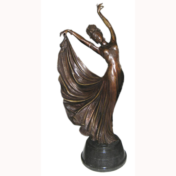 Bronze Chinese Peacock Dancer Bronze Chinese Peacock Dancer