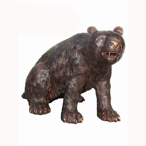 Bronze Sitting Bear  Bronze Sitting Bear