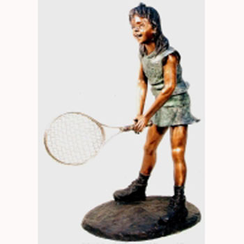Bronze Girl Tennis Player