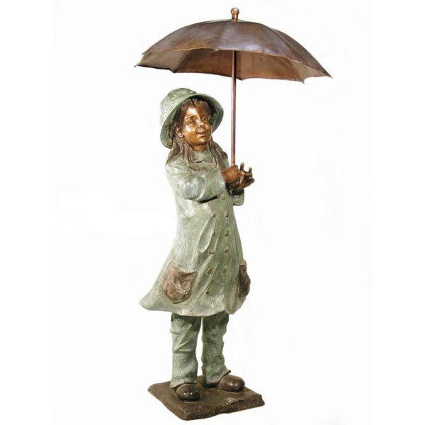 Bronze Girl with Umbrella Bronze Girl with Umbrella