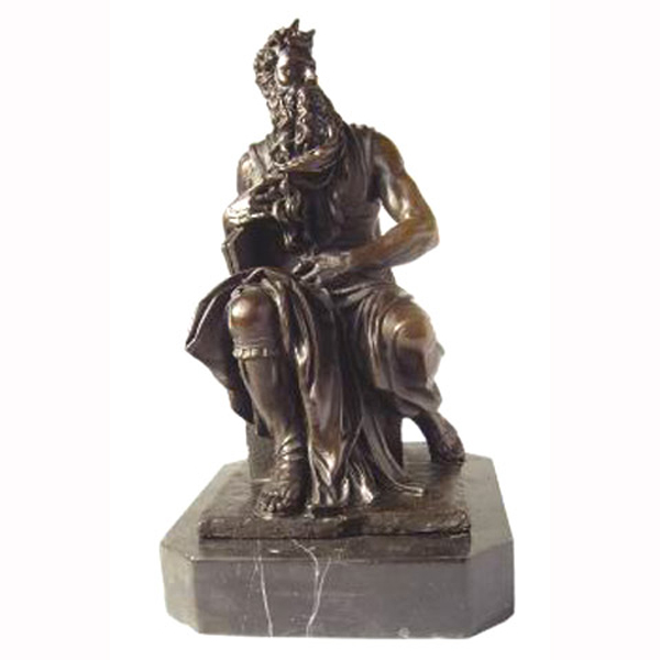 Bronze Zeus with Marble Base  Bronze Zeus with Marble Base