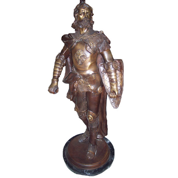 Bronze Knight Sculpture