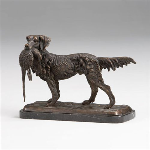 Bronze Hunting Dog
