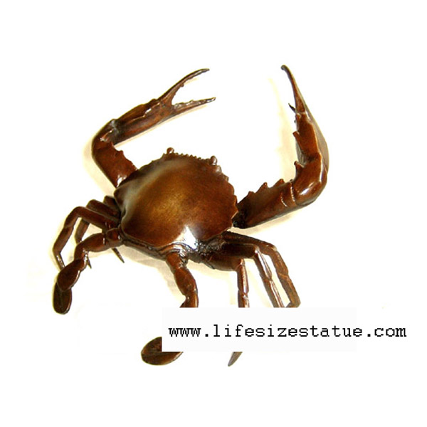 Bronze Crab Sculpture