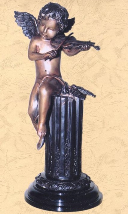 Sitting Angel Playing Violin Sitting Angel Playing Violin