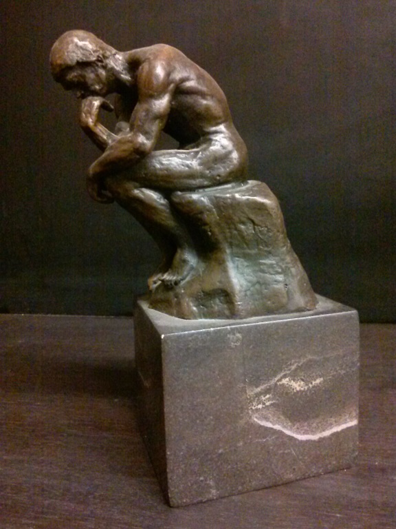 Thinker on Marble Base Thinker on Marble Base