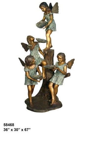 Bronze Four Angel Fountain Bronze Four Angel Fountain