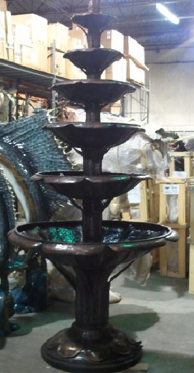 Bronze Six Tiers Fountain Bronze Six Tiers Fountain