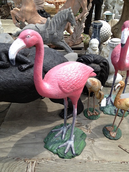 Cast Iron Flamingo Cast Iron Flamingo