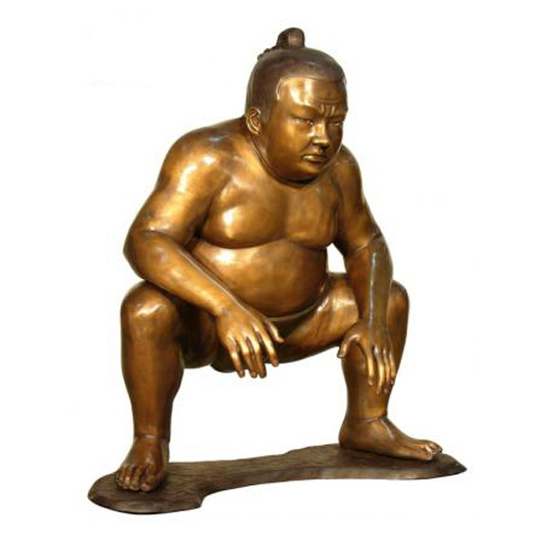 Bronze Sumo Wrestler Bronze Sumo Wrestler